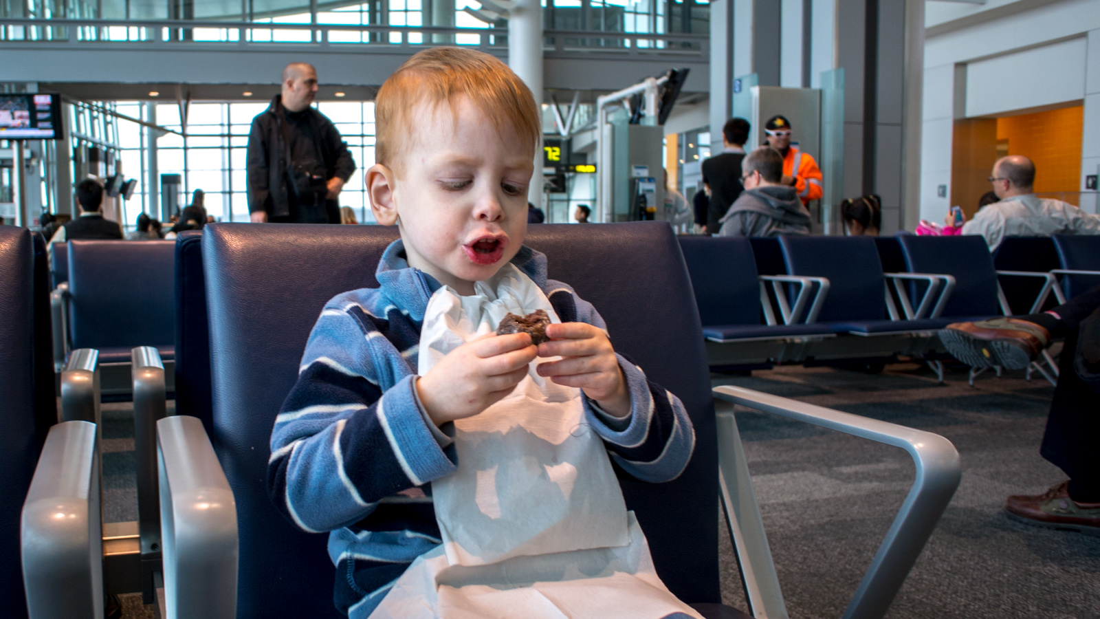 A Timbit before the 14 hour flight – Toronto, Canada
