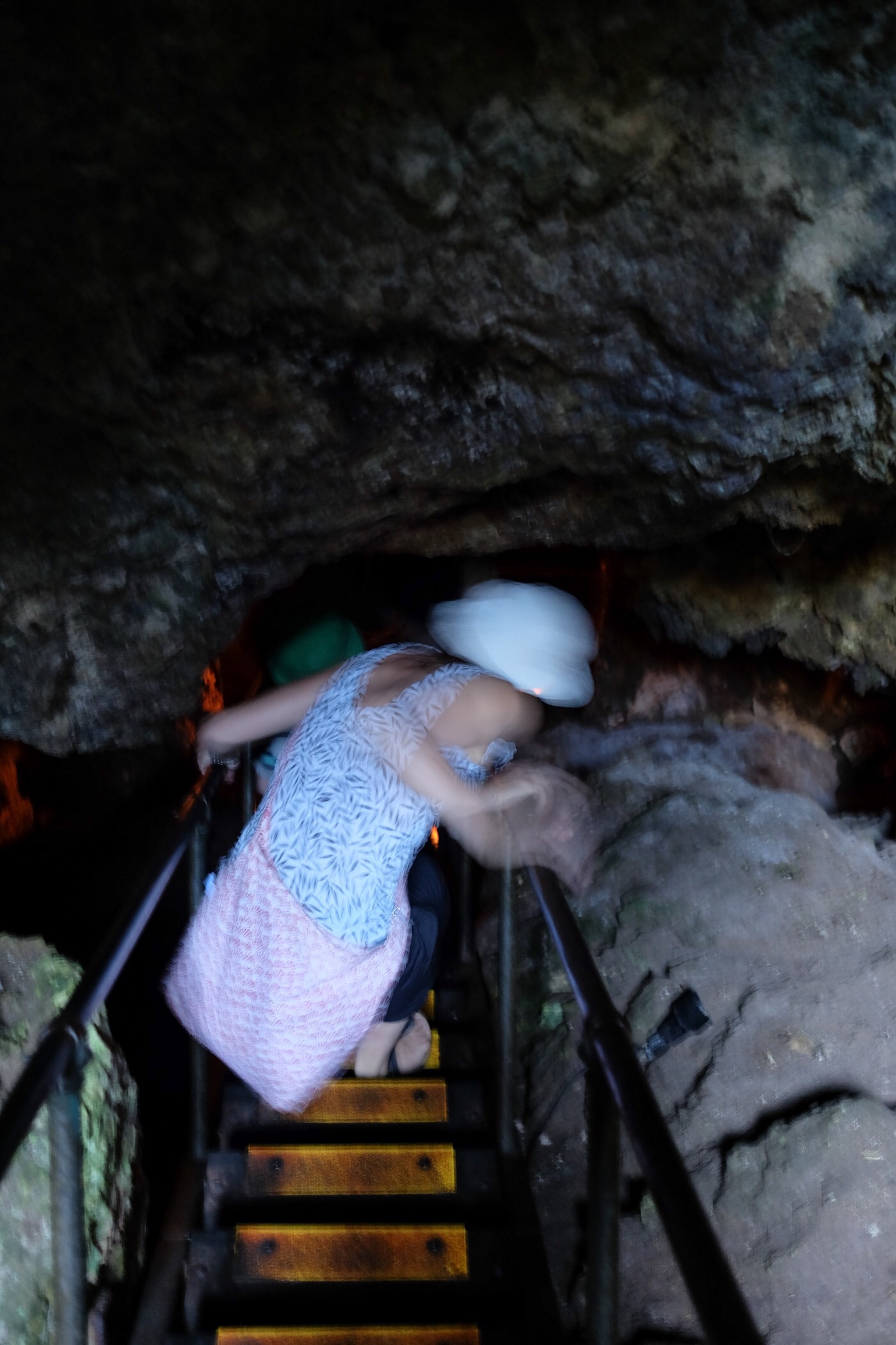 Descending into Lake cave — Western Australia
