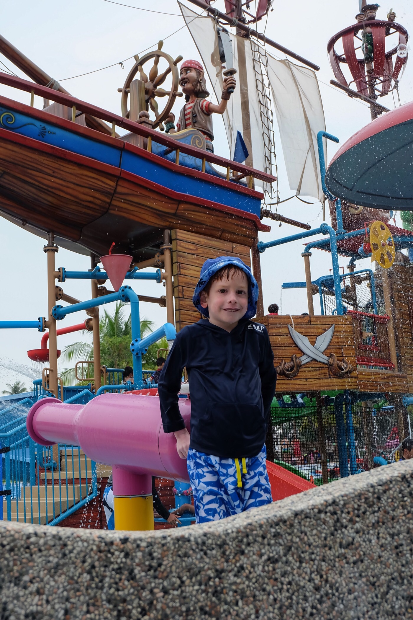 The pirate at "Port of Lost Wonder" — Sentosa, Singapore