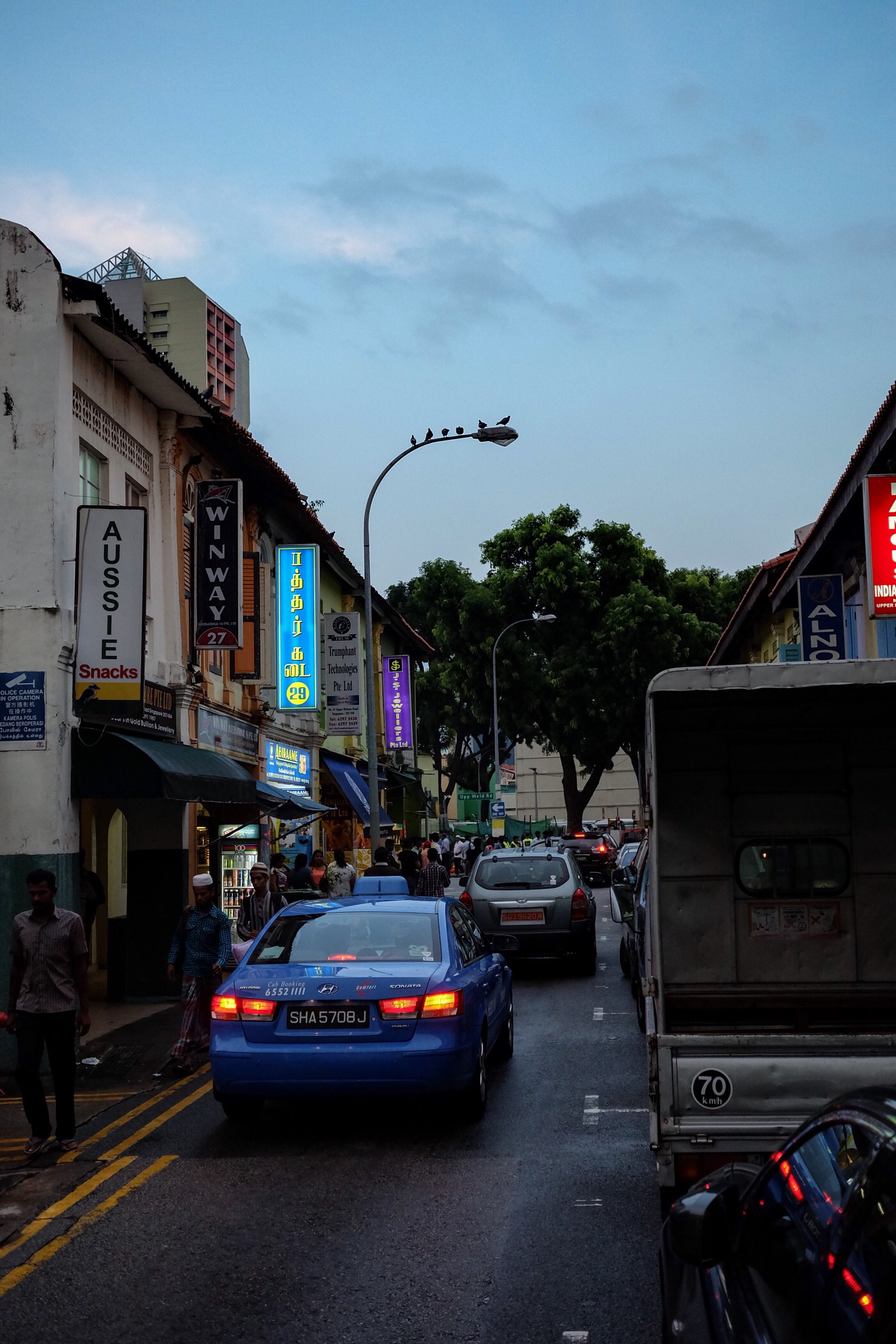 Tight streets in little India — Singapore