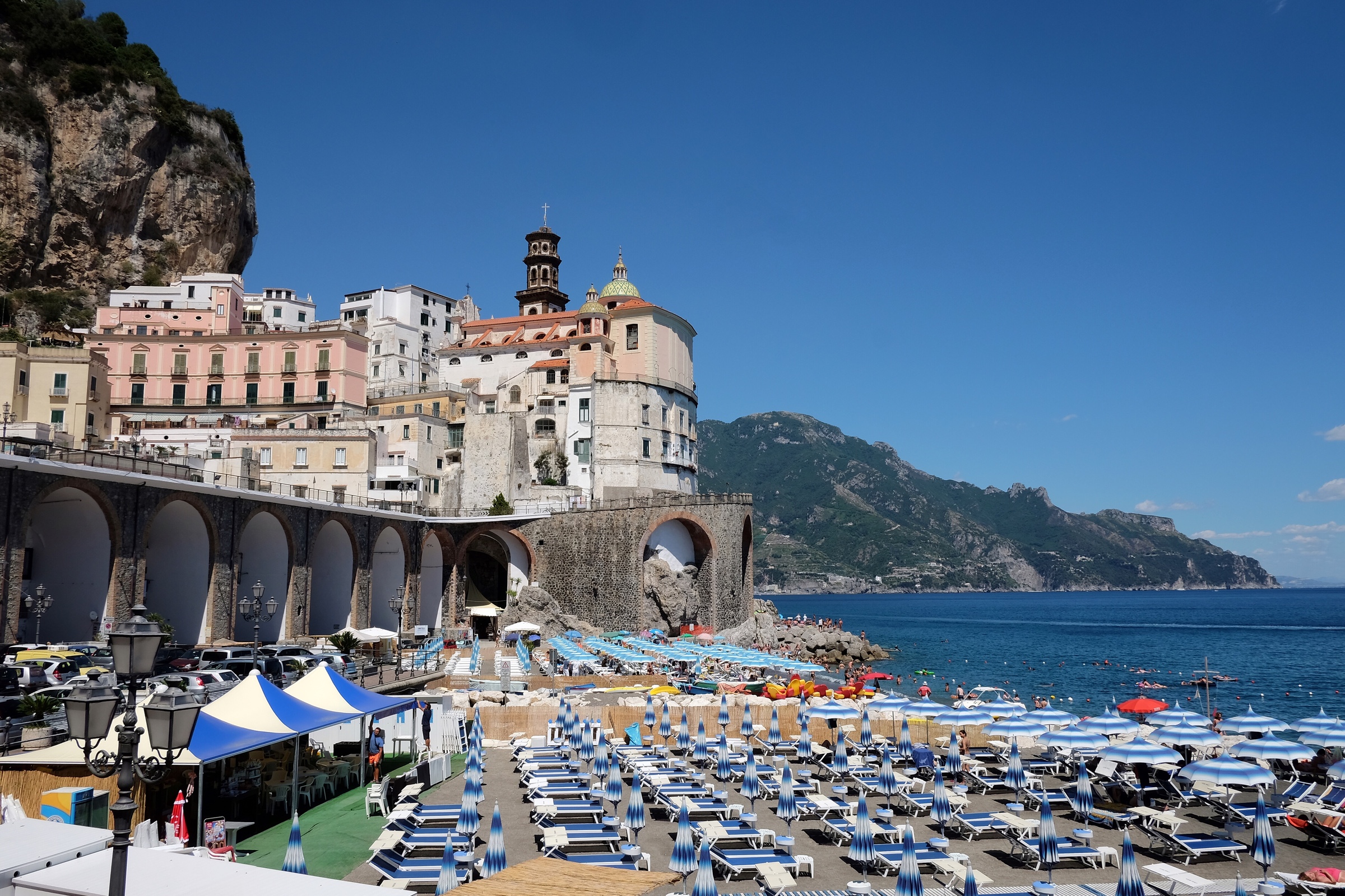 Atrani is a town just a few minutes walk from Amalfi.